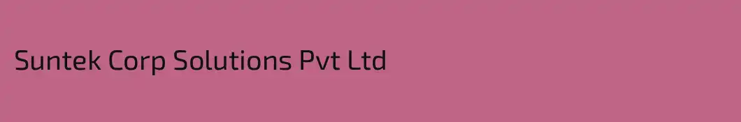 Suntek Corp Solutions Pvt Ltd